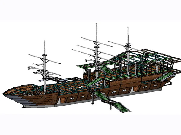 Water-slide-structure-Treasure-Ship