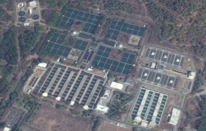 Layout of WTP Bhandup
